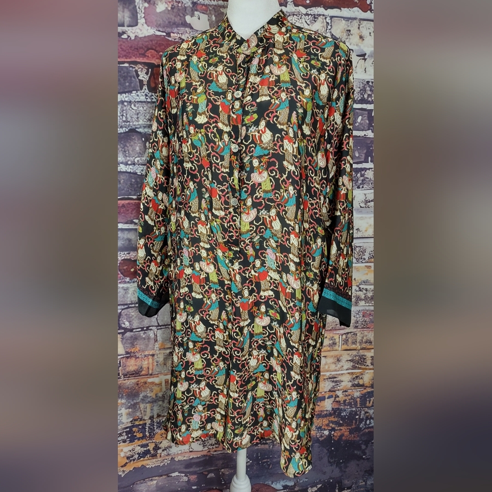 Josie Natori Silky Polyester Dress/Sleep Shirt
